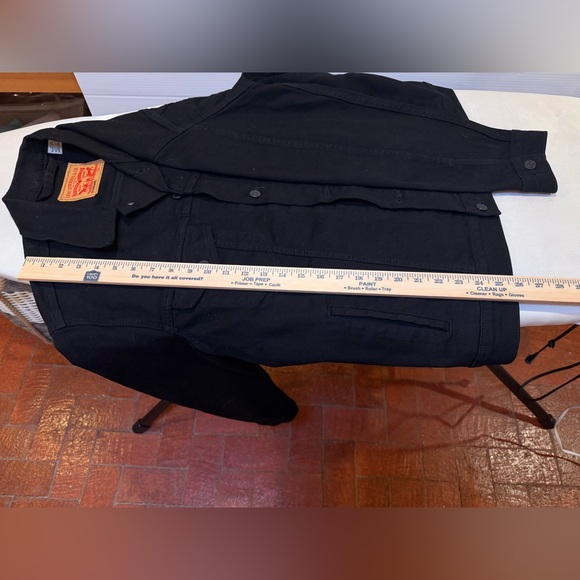 NWOT Levi's Men's L Black Denim Jacket - Picture 11 of 12